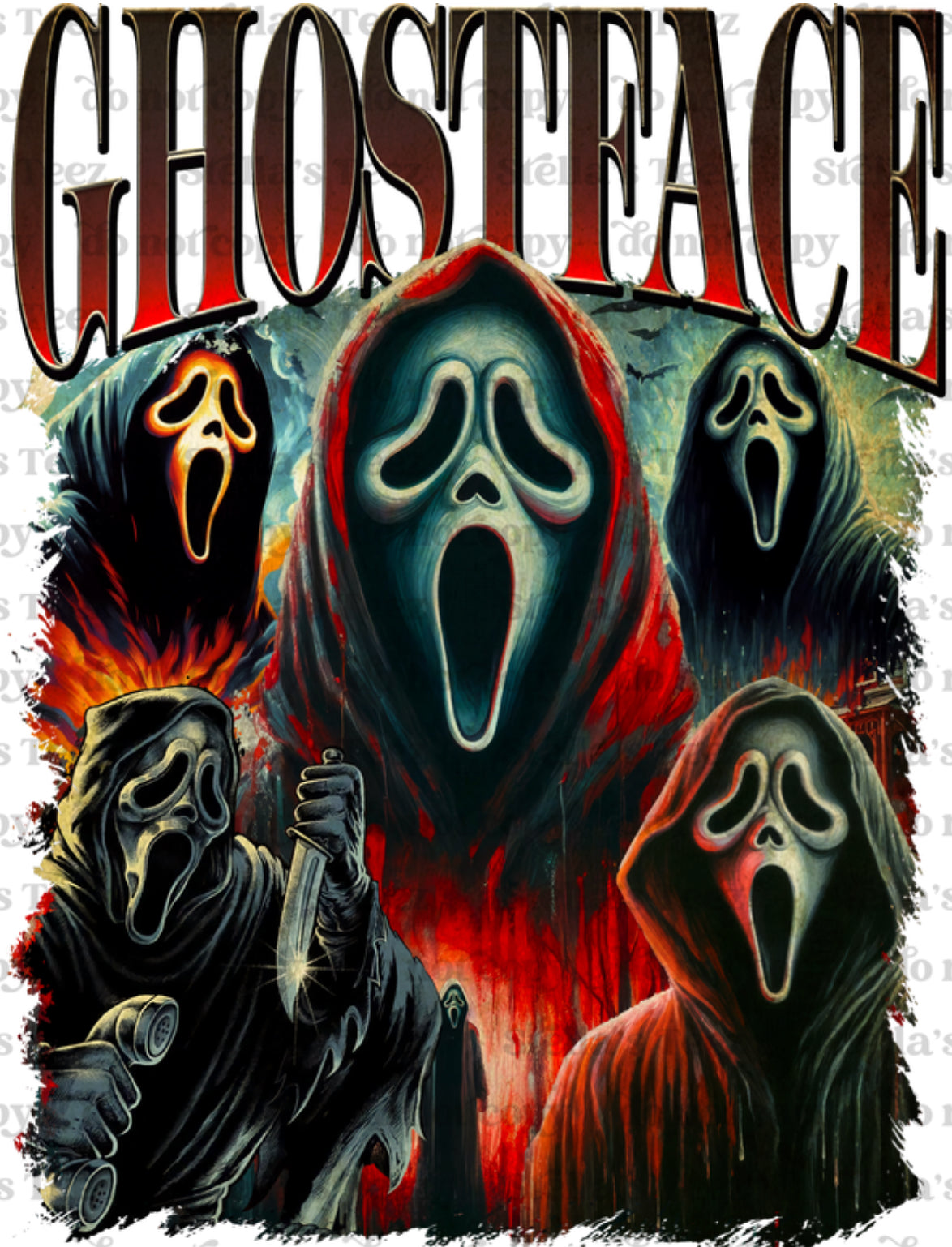 Scary Spooky SZN print