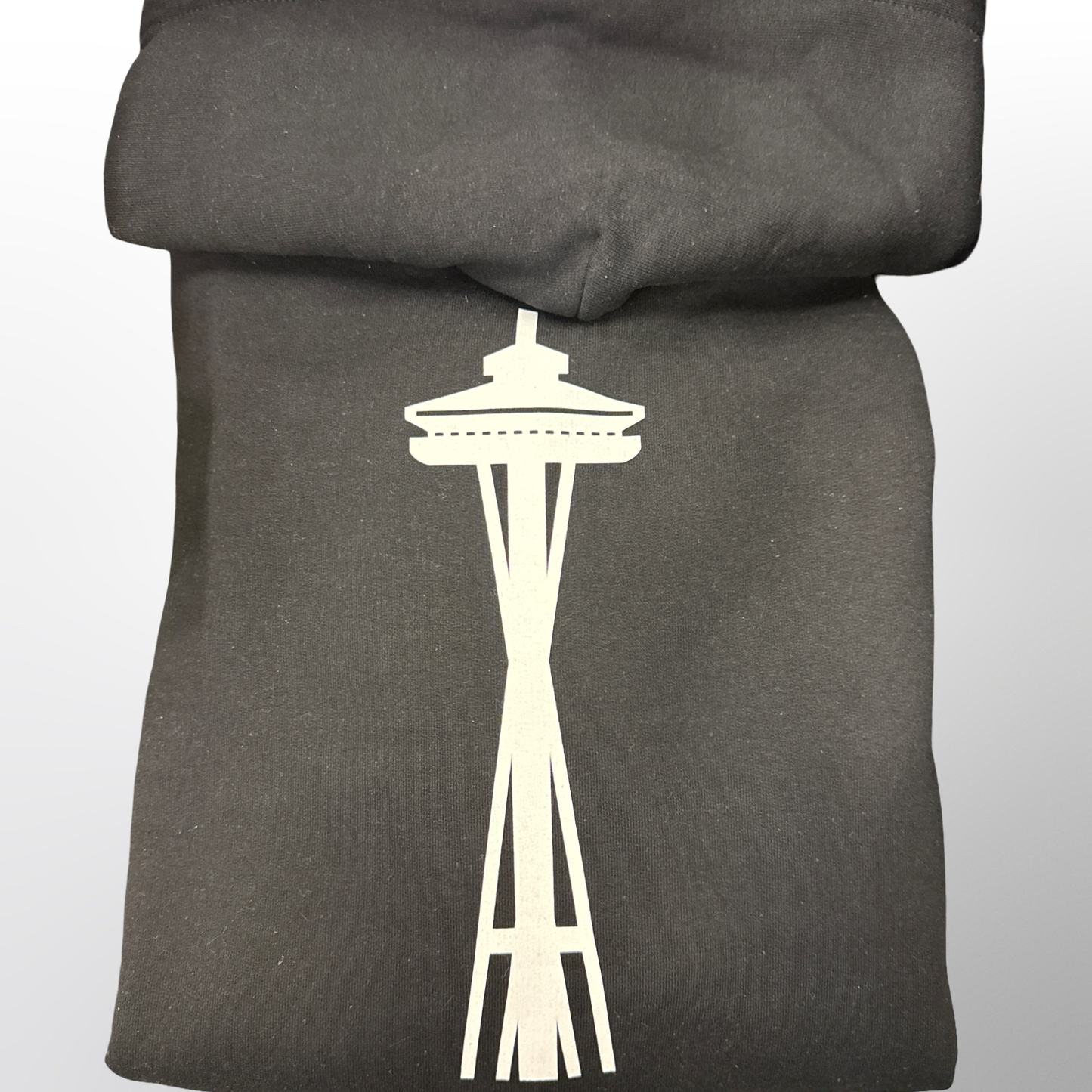 All black and white hoodie