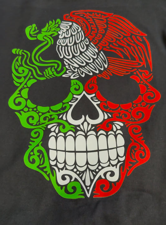 Mexican Flag skull sweatshirt