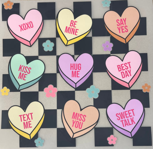 Valentine's Day candy hearts