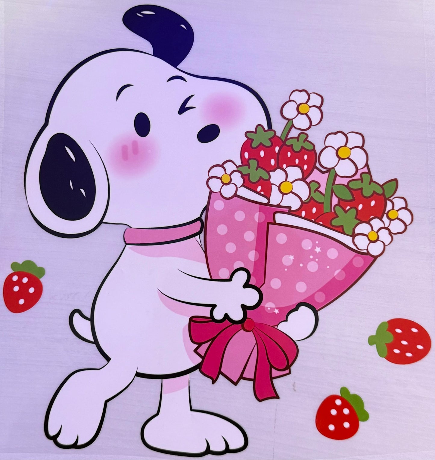 Snoopy with Flowers